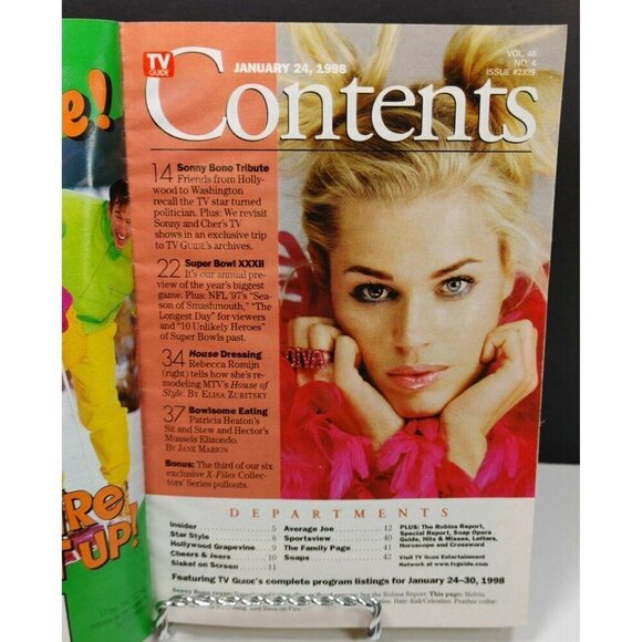 Vintage TV Guide Super Packers Cover Featuring Antonio Freeman Guide Super Bowl - Picture 3 of 3